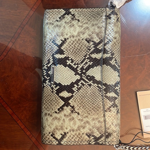 Rebecca Minkoff crocodile leather clutch - Picture 7 of 9